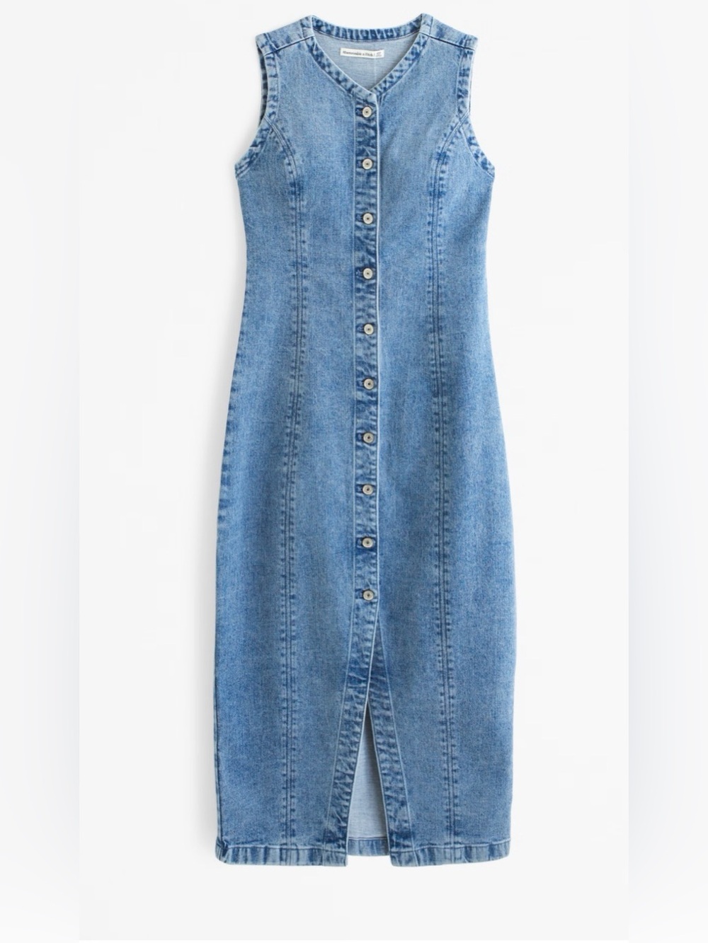 Abercrombie & Fitch Mara High-Neck Vest Midi Dress Size XS